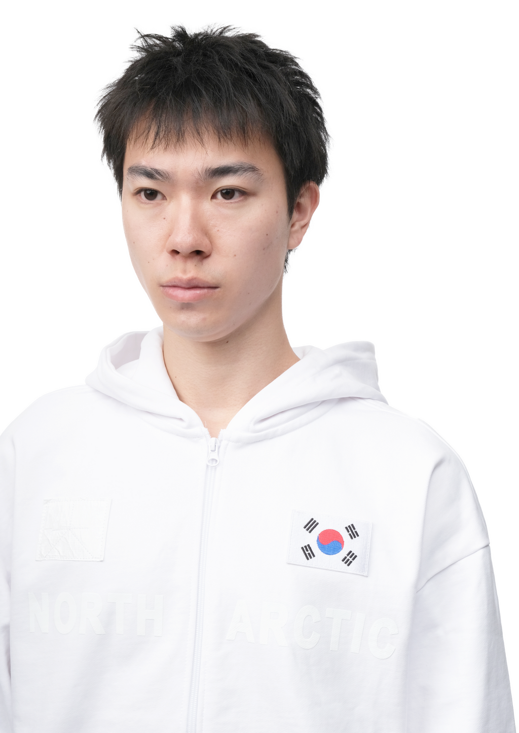 KOREA ZIP WHITE