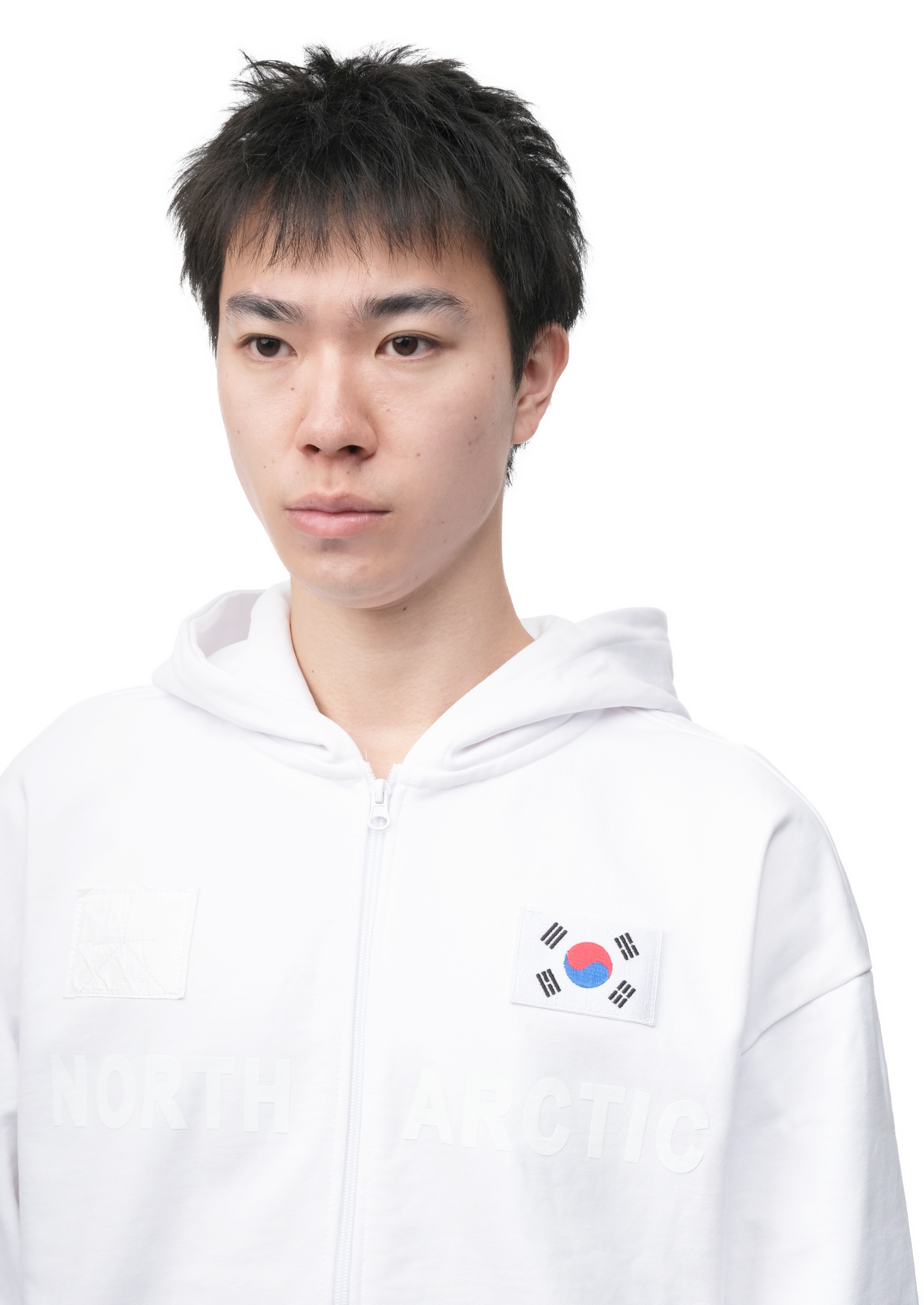 KOREA ZIP WHITE