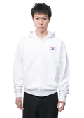 KOREA ZIP WHITE