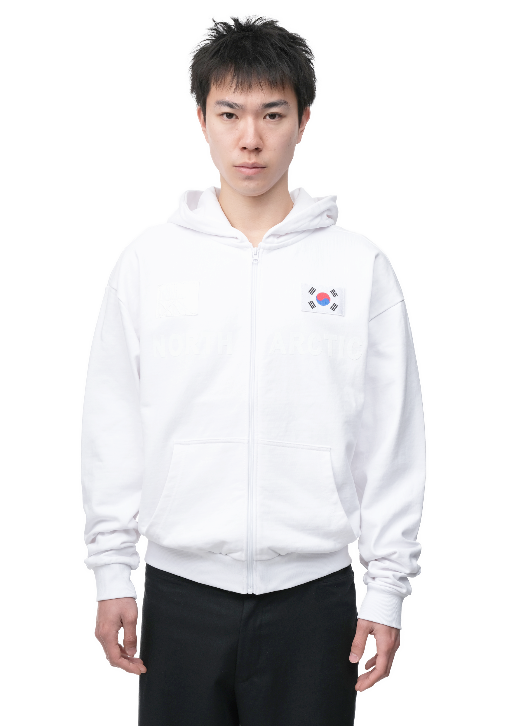 KOREA ZIP WHITE