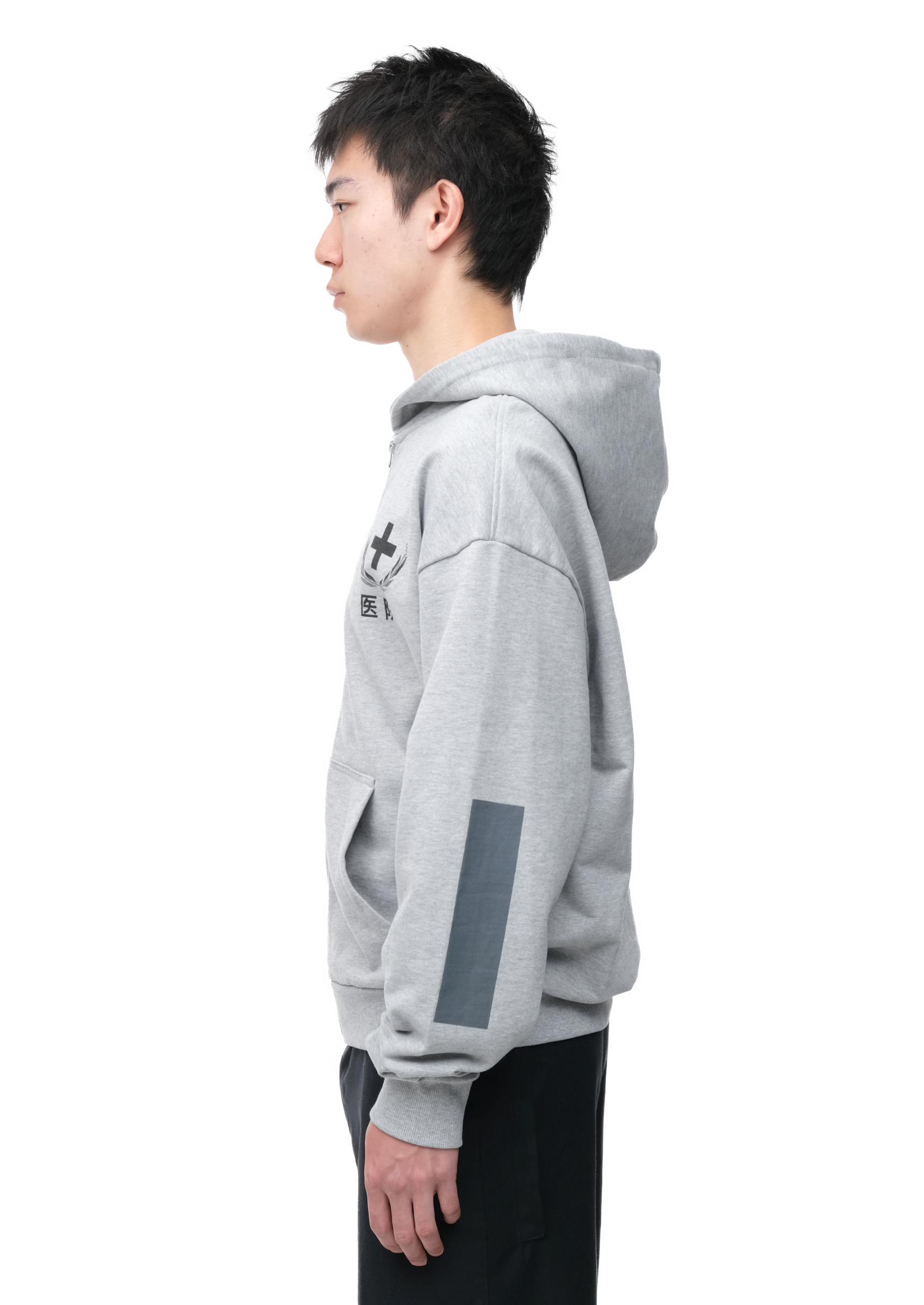 NORTH ARCTIC ZIP GREY
