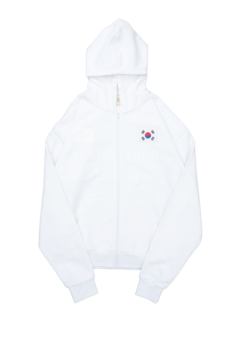 KOREA ZIP WHITE