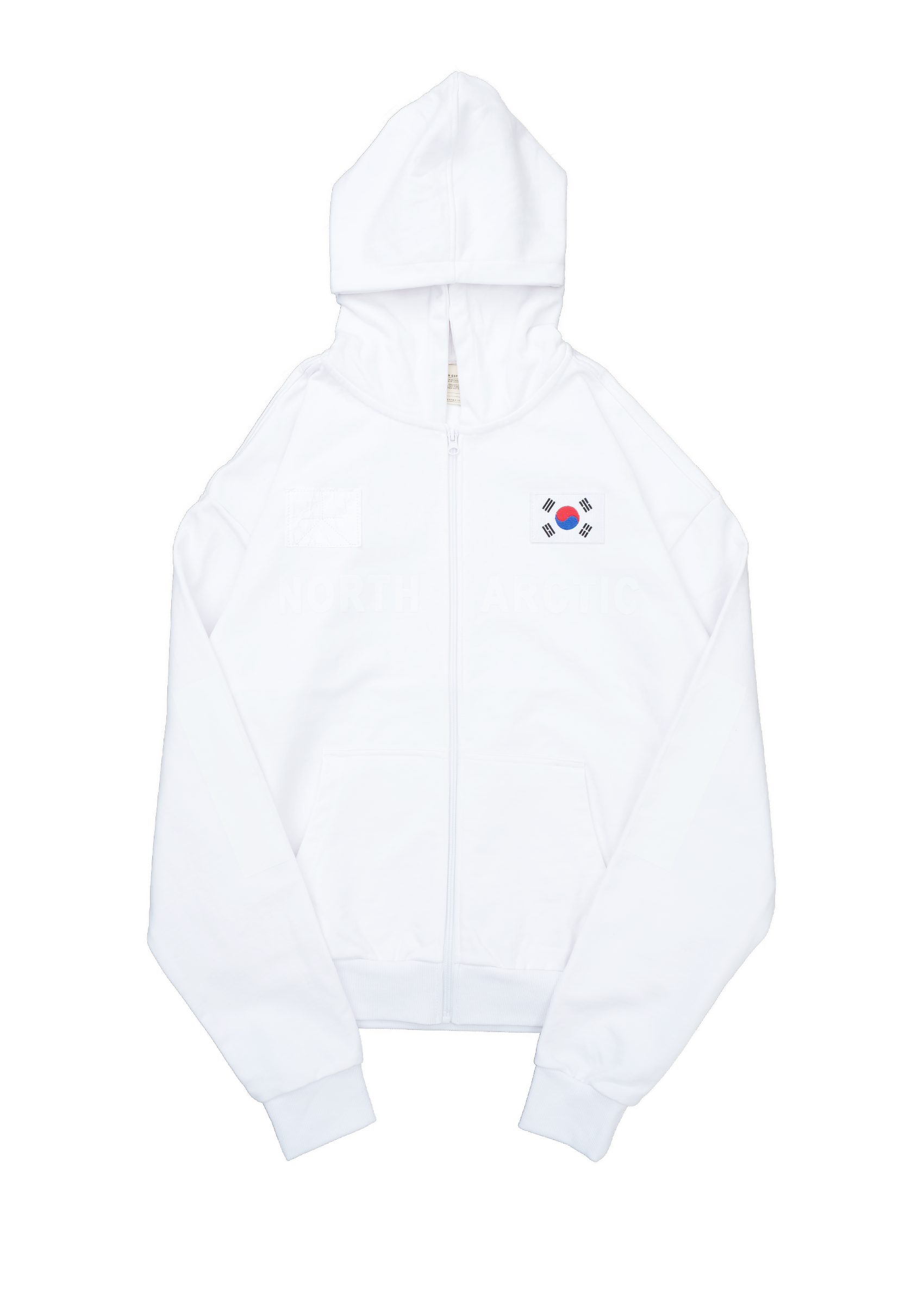 KOREA ZIP WHITE