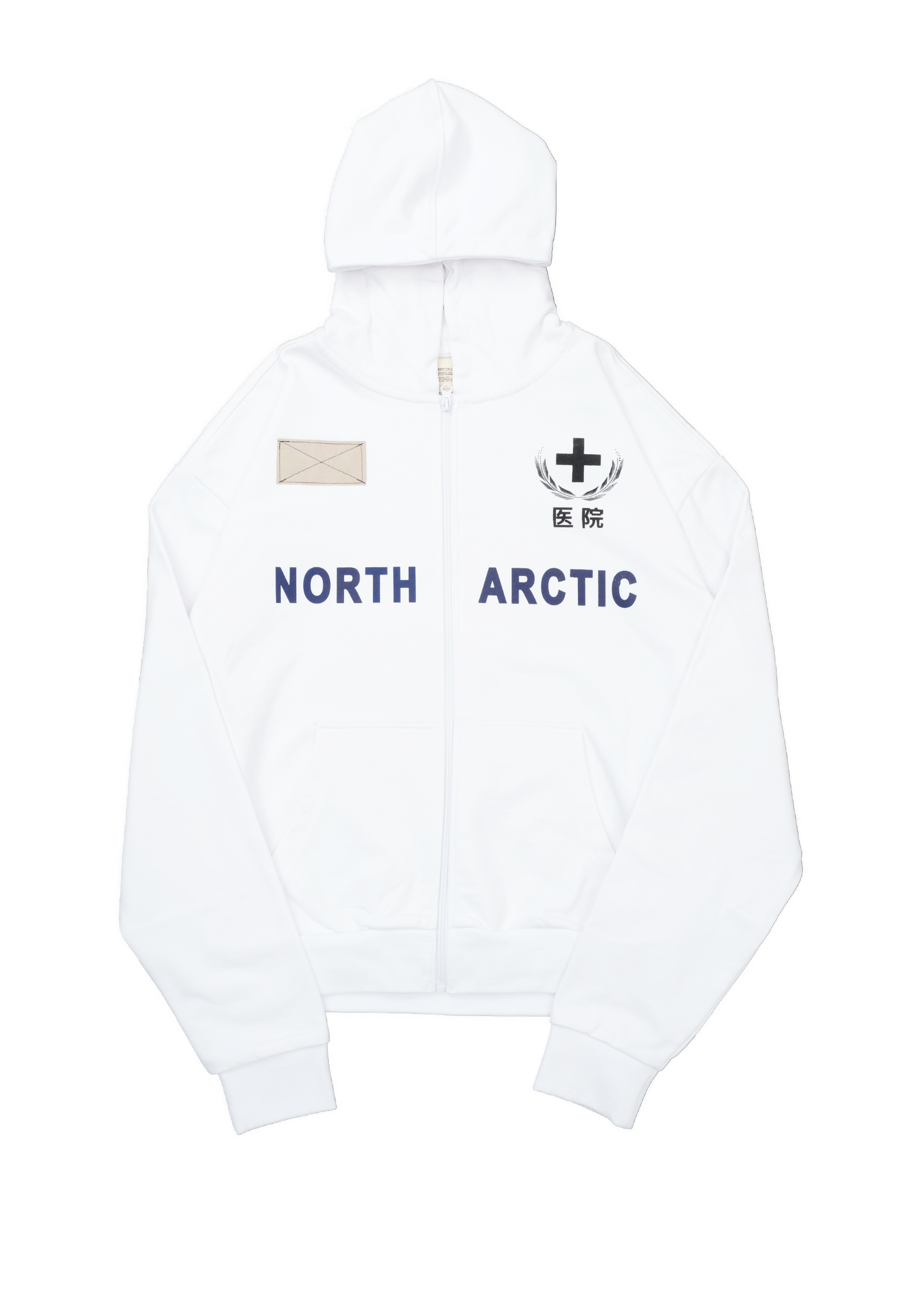 NORTH ARCTIC ZIP WHITE