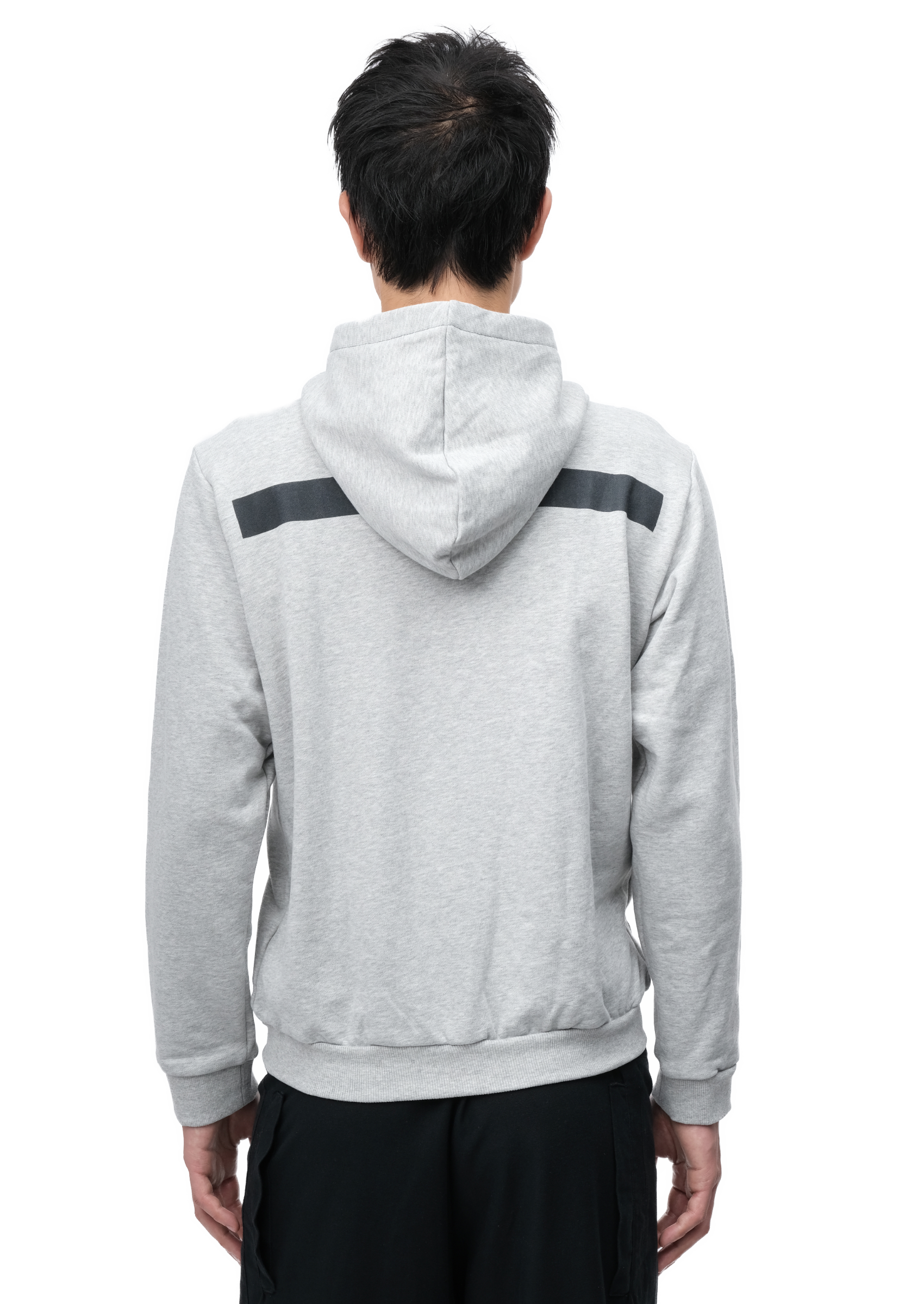 SLIM FIT ZIP-UP GREY