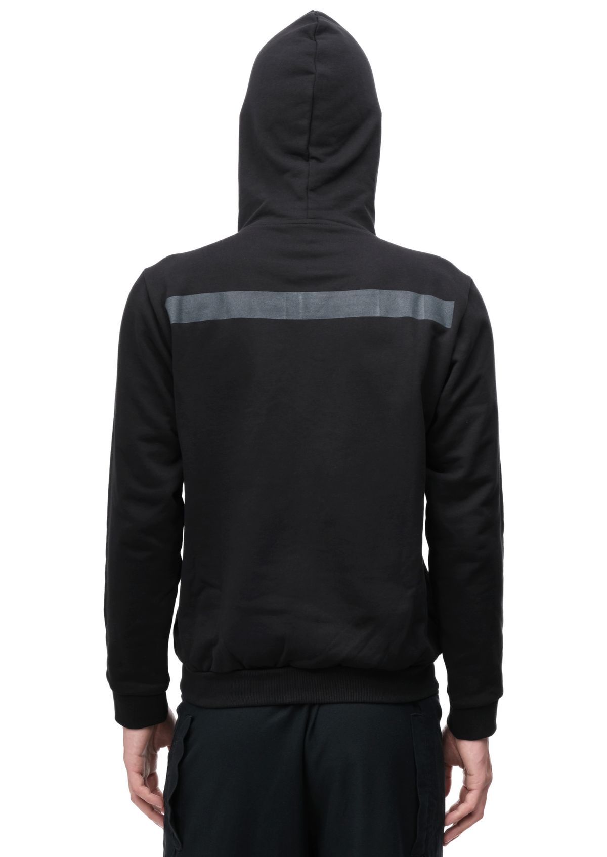 SLIM FIT ZIP-UP BLACK