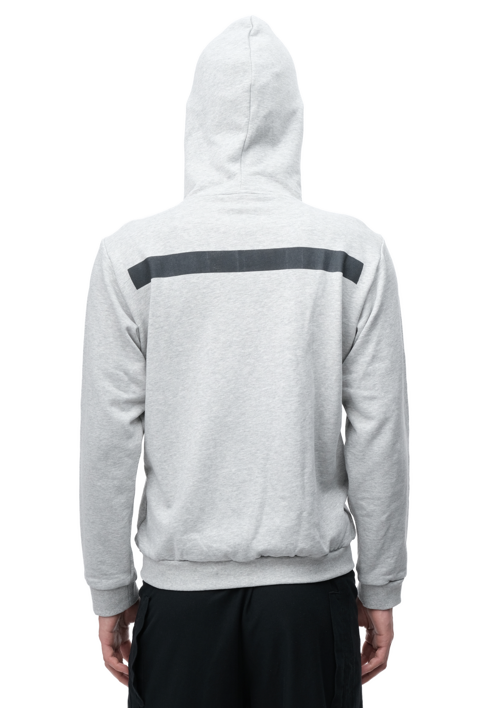 SLIM FIT ZIP-UP GREY
