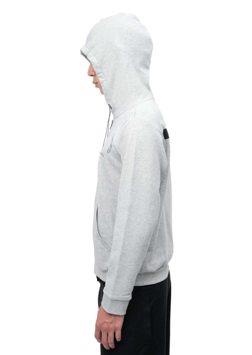 SLIM FIT ZIP-UP GREY